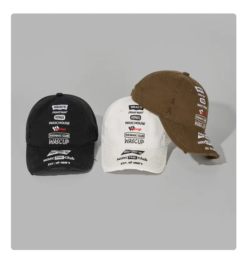 Soft Top Wide-Brimmed Duckbill Cap with Letter Logo — feature 26