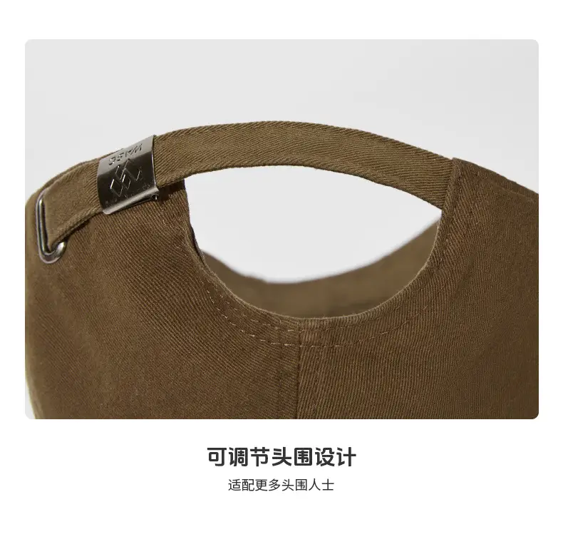 Soft Top Wide-Brimmed Duckbill Cap with Letter Logo — feature 8