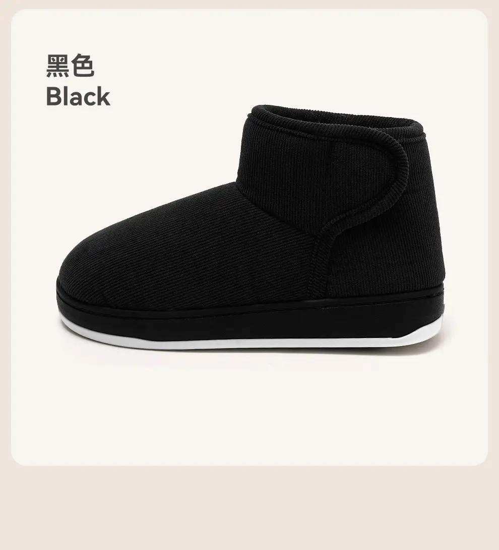 Winter Cotton Slippers for Elderly Women Red Warm — feature 17