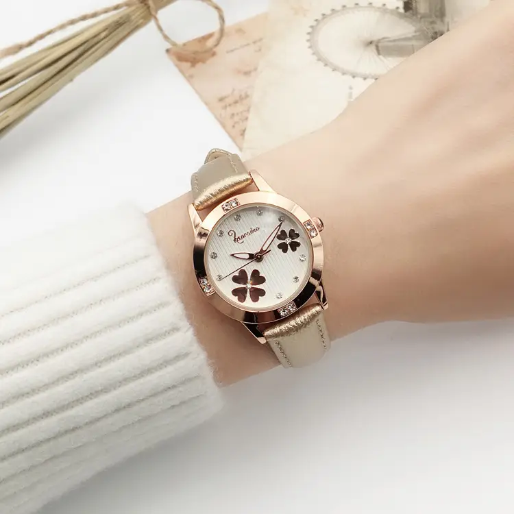 Korean Floral Quartz Watch for Girls - Image 6