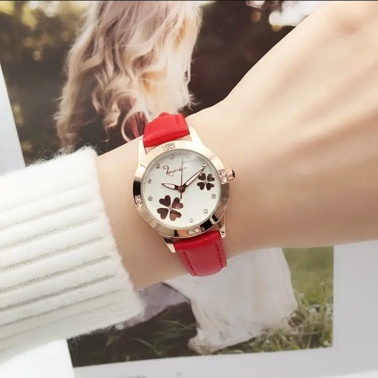 Korean Floral Quartz Watch for Girls - Image 7