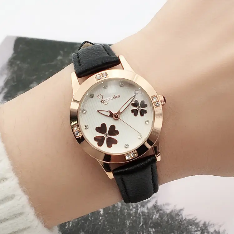 Korean Floral Quartz Watch for Girls - Image 2