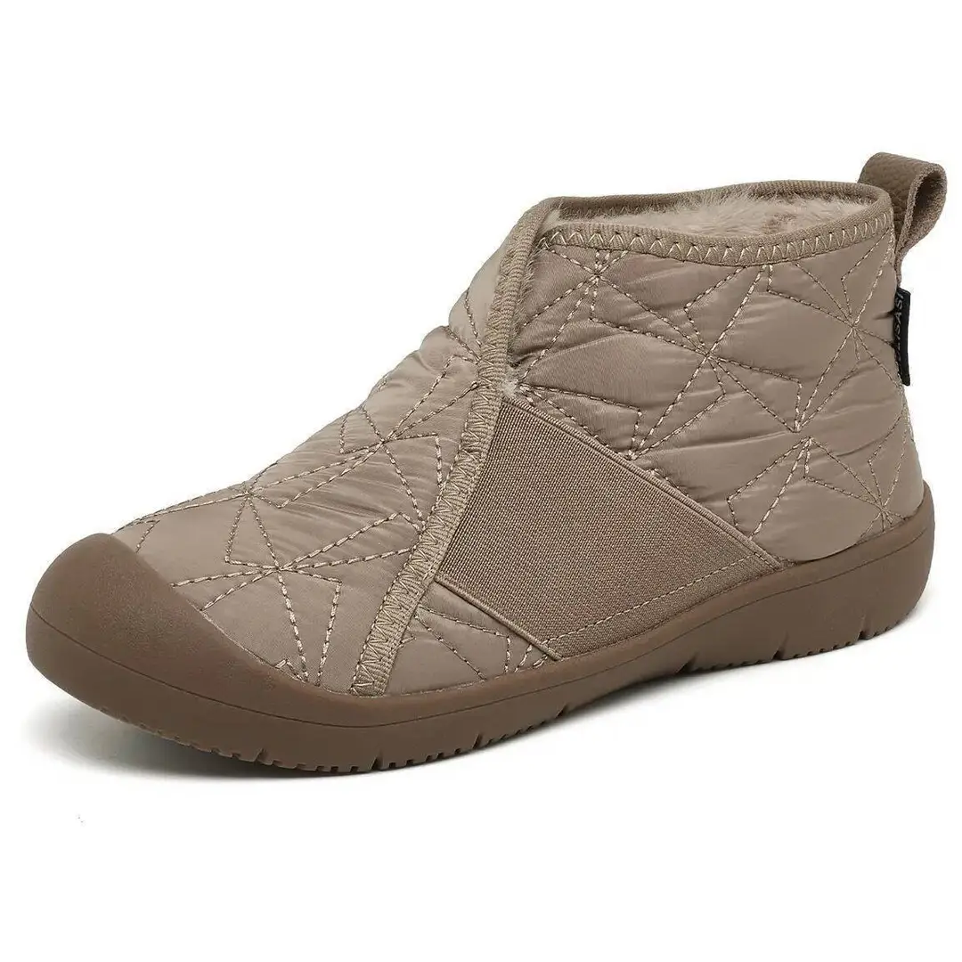 Winter New Arrival plus size Snow Boots Women's Aerospace Cloth Waterproof Warm Women's Cotton Boots fleece-lined Thickened Cold-proof Moms Shoes - Image 8