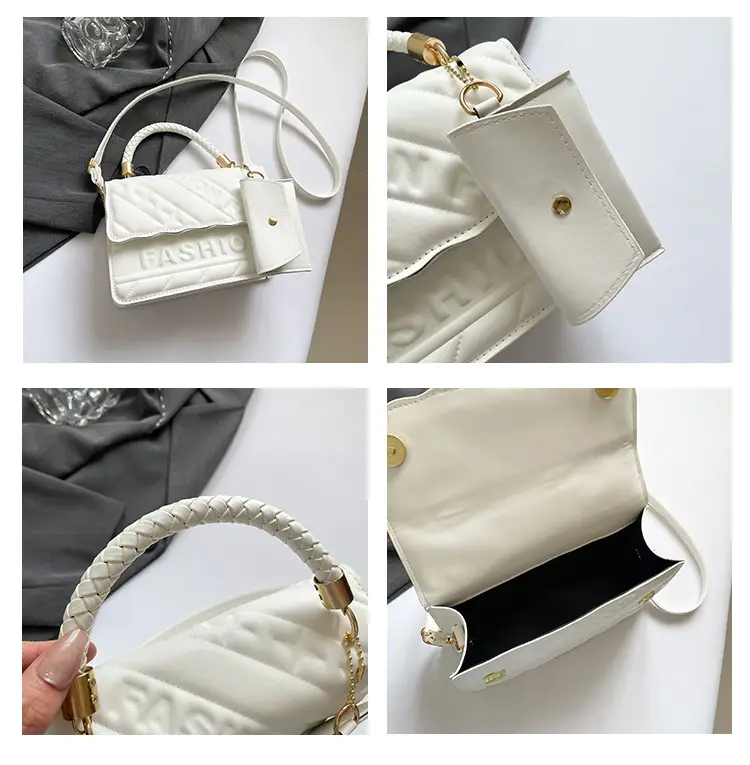 Green Quilted Shoulder Bag 2024 Autumn New — feature 10