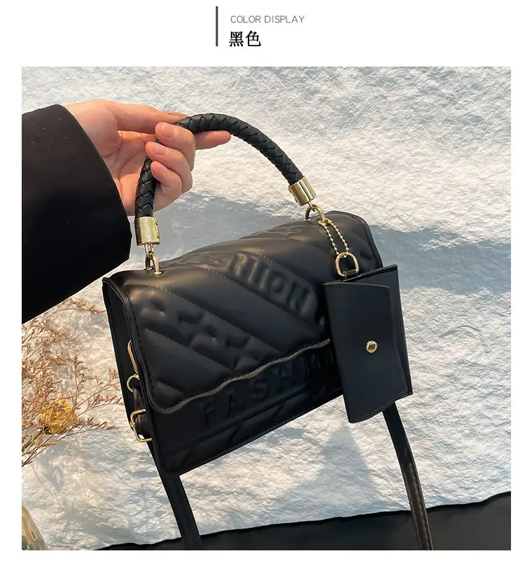 Green Quilted Shoulder Bag 2024 Autumn New — feature 23