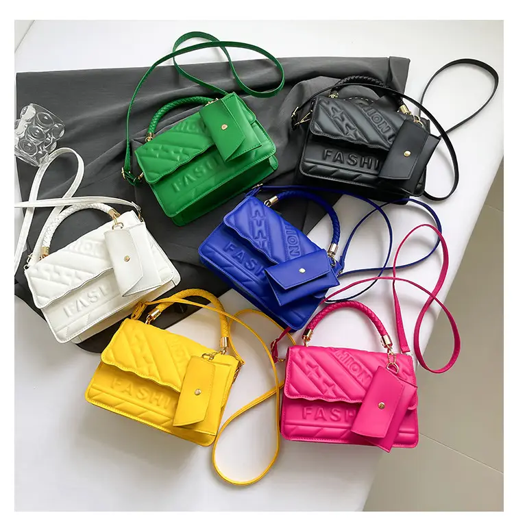 Green Quilted Shoulder Bag 2024 Autumn New — feature 9