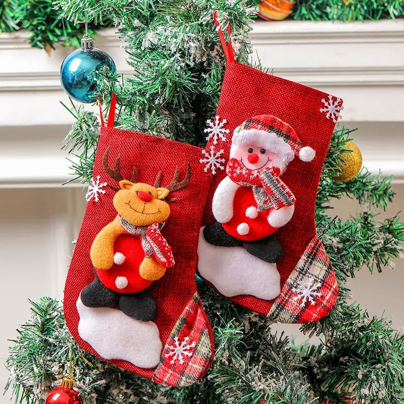 Christmas Santa Snowman Stocking 22g Large Size - Image 7