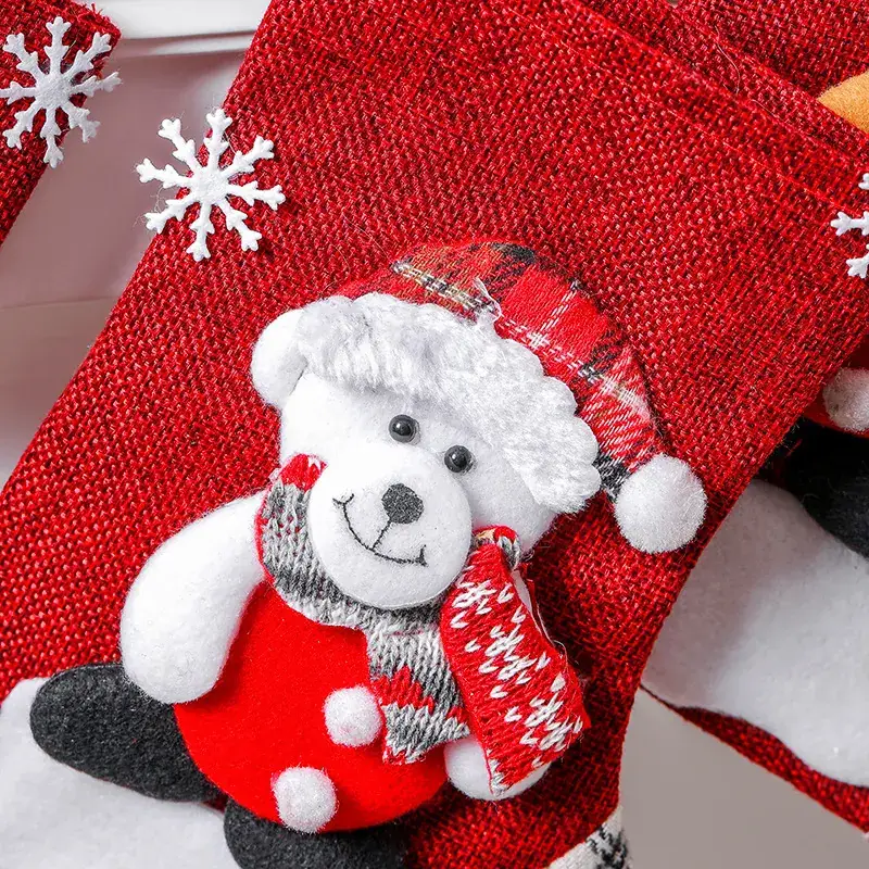 Christmas Santa Snowman Stocking 22g Large Size - Image 8