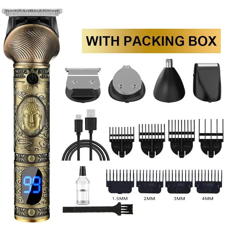 Men's 5-in-1 Electric Hair Clipper with Pack - Image 3