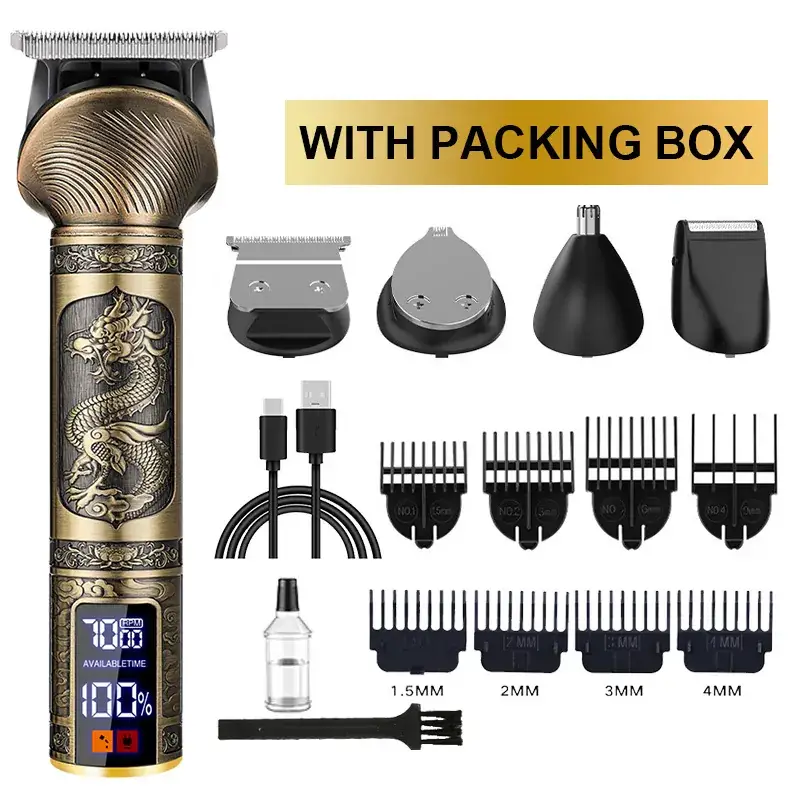 Men's 5-in-1 Electric Hair Clipper with Pack - Image 4