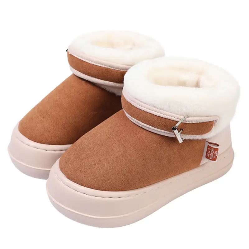 Women's Warm Fleece Winter Boots with Non-Slip Sole