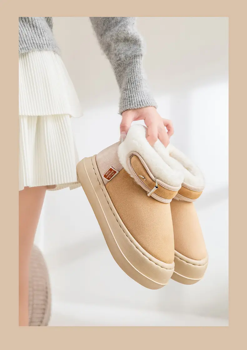 Women's Warm Fleece Winter Boots with Non-Slip Sole — feature 13