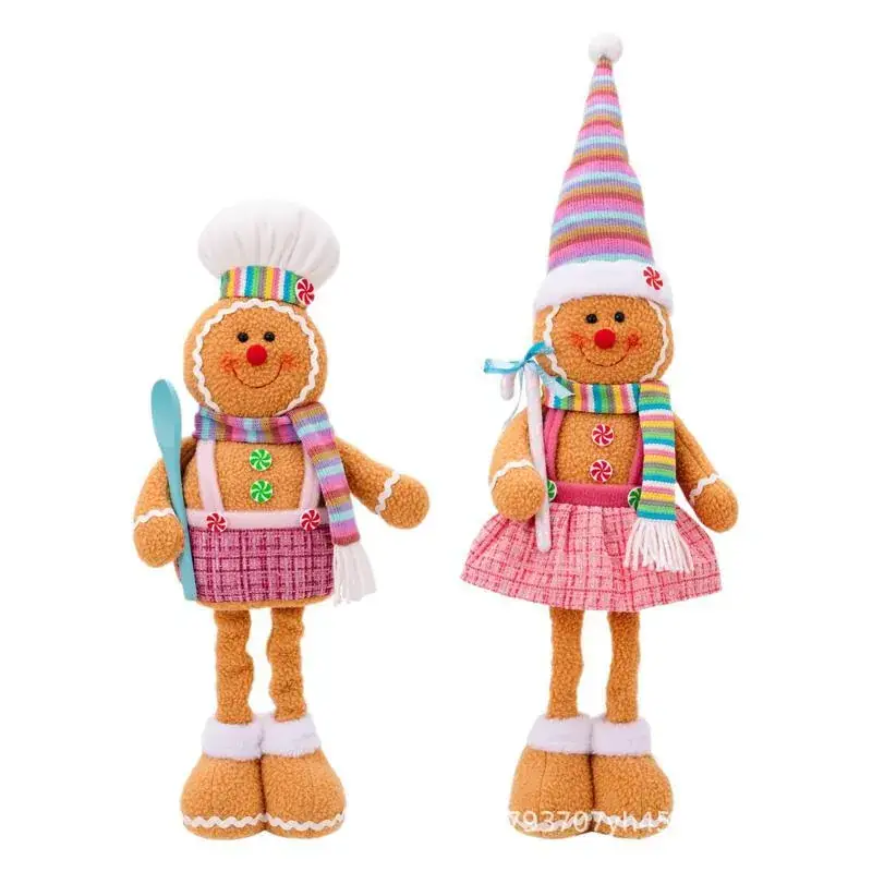 Gingerbread Christmas Doll Costume for Kids
