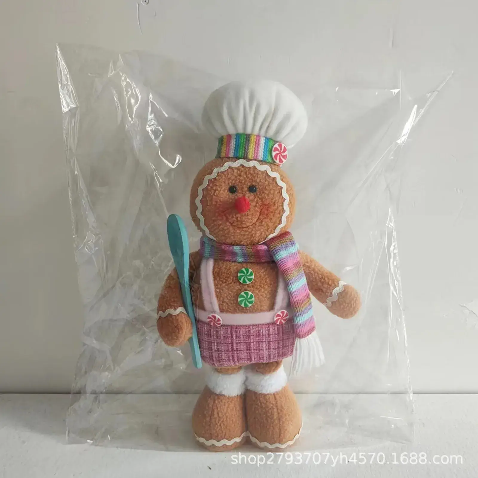 Gingerbread Christmas Doll Costume for Kids — feature 11