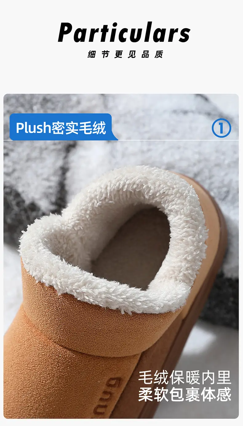 Women Pink Winter Warm Cotton Slippers 2024 — feature 12