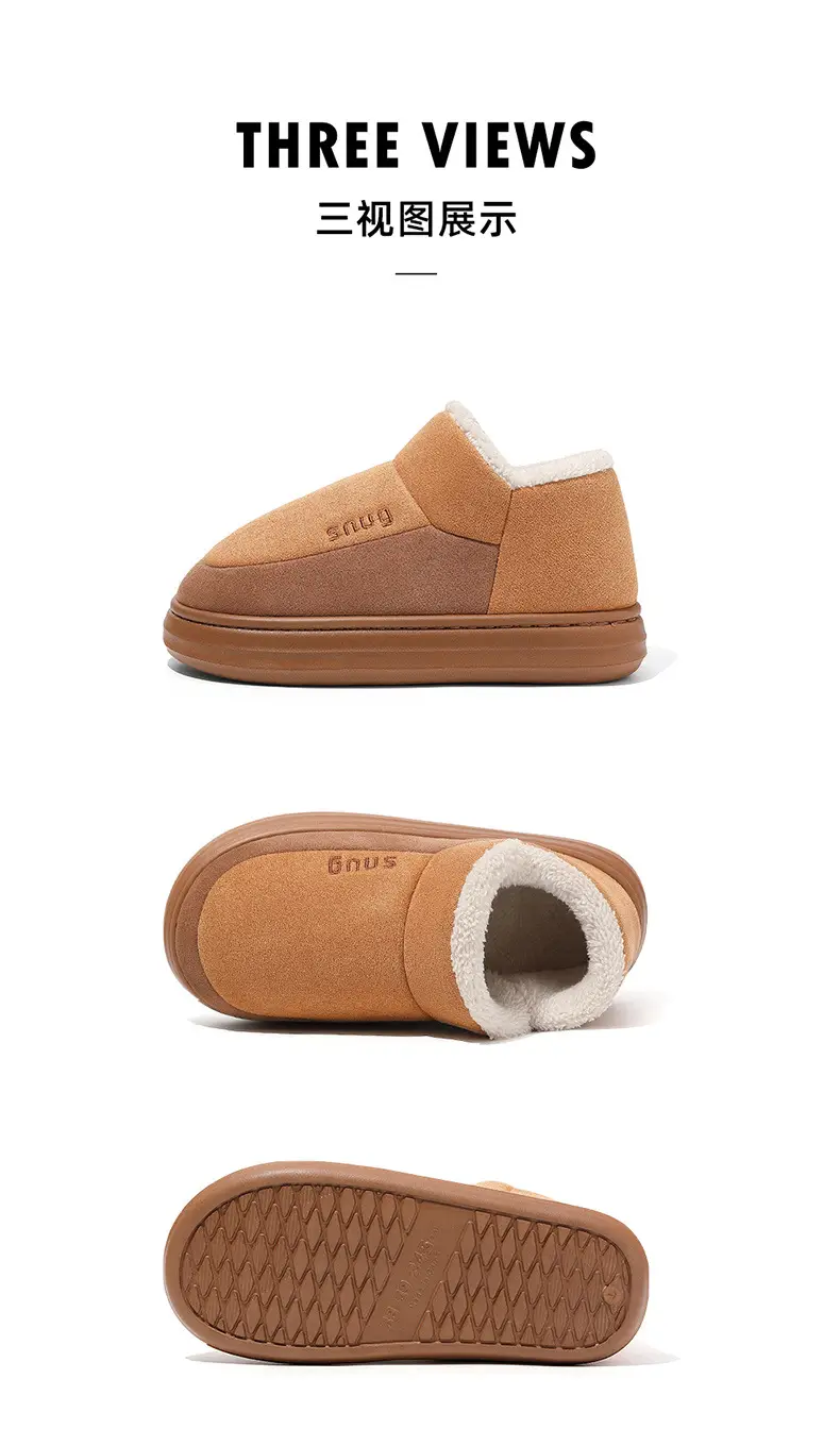 Women Pink Winter Warm Cotton Slippers 2024 — feature 6