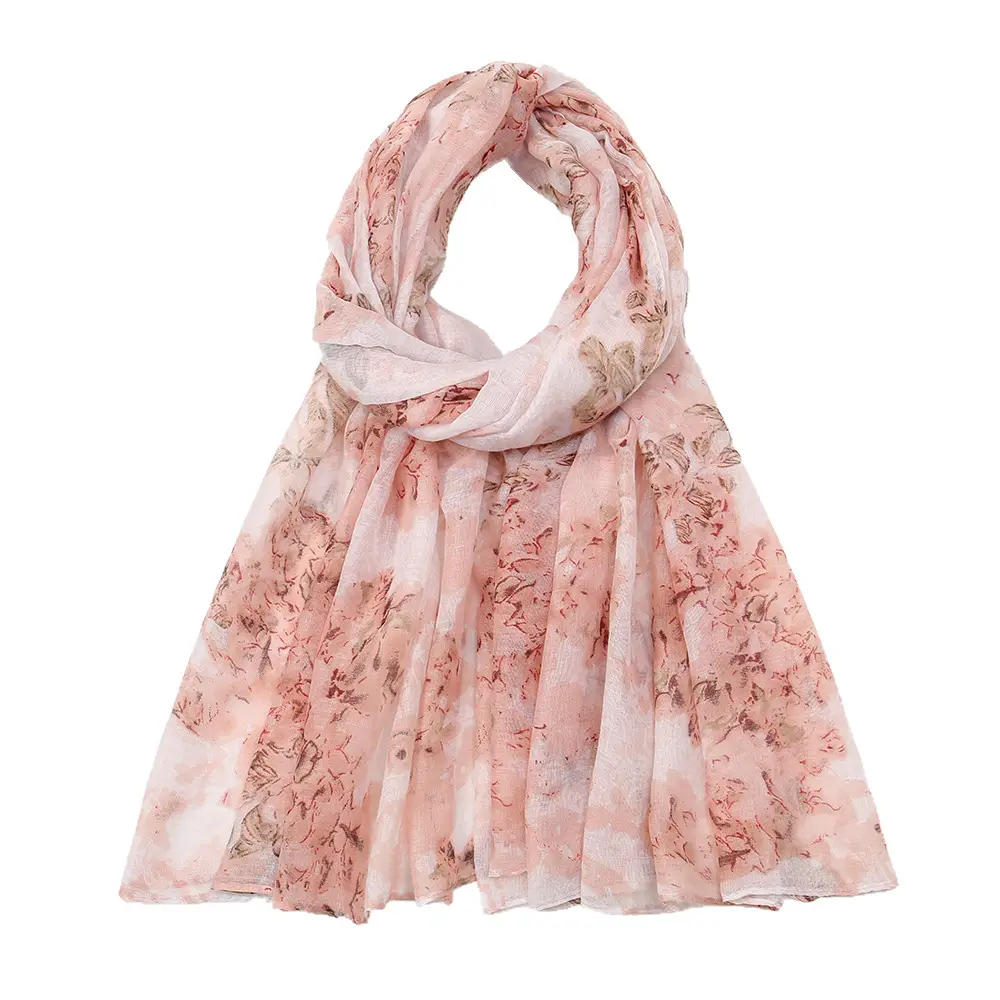 Elegant Printed Silk Scarves for Women Floral Travel Sunscreen - Image 8