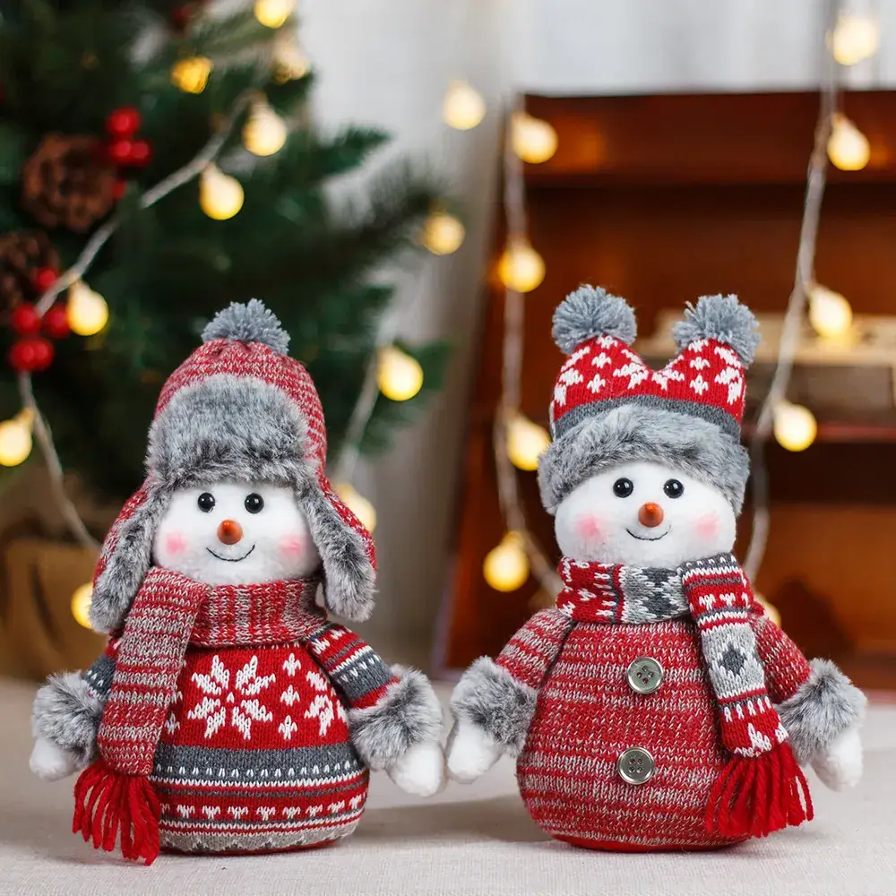 Snowman Decorative Hat 23x16cm Winter Ornament - Image 3
