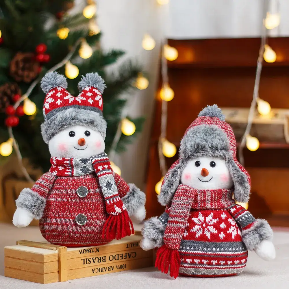Snowman Decorative Hat 23x16cm Winter Ornament - Image 4