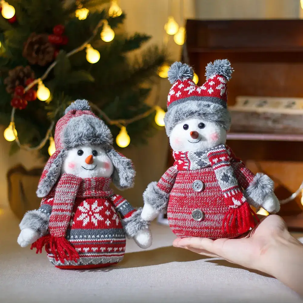 Snowman Decorative Hat 23x16cm Winter Ornament - Image 5