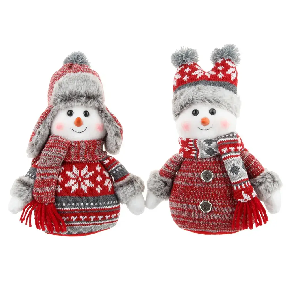 Snowman Decorative Hat 23x16cm Winter Ornament - Image 7