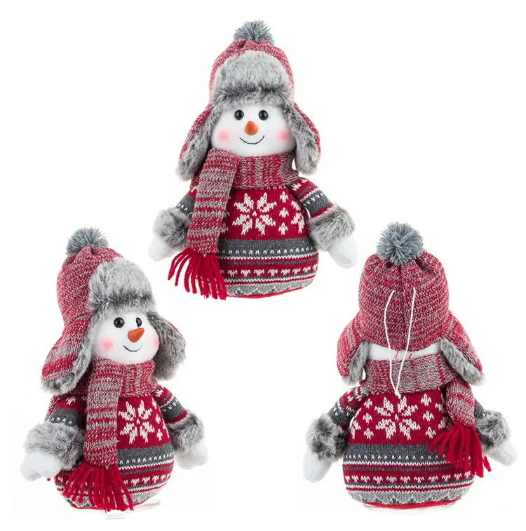 Snowman Decorative Hat 23x16cm Winter Ornament — feature 6