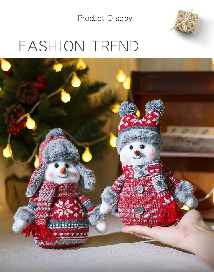 Snowman Decorative Hat 23x16cm Winter Ornament — feature 8