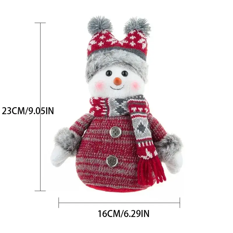 Snowman Decorative Hat 23x16cm Winter Ornament - Image 2