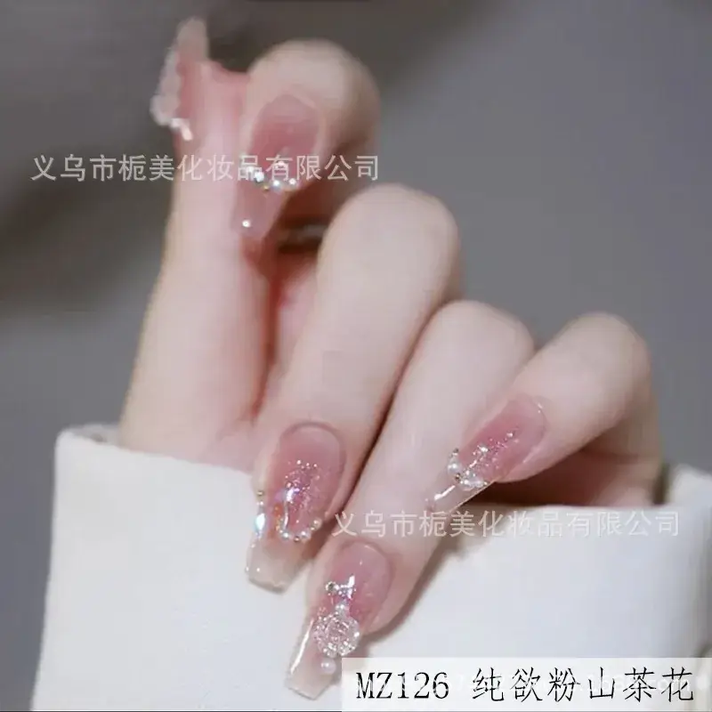 2025 Bow Nail Stickers Whitening Wearable Nail Art