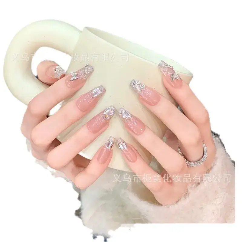 2025 Bow Nail Stickers Whitening Wearable Nail Art