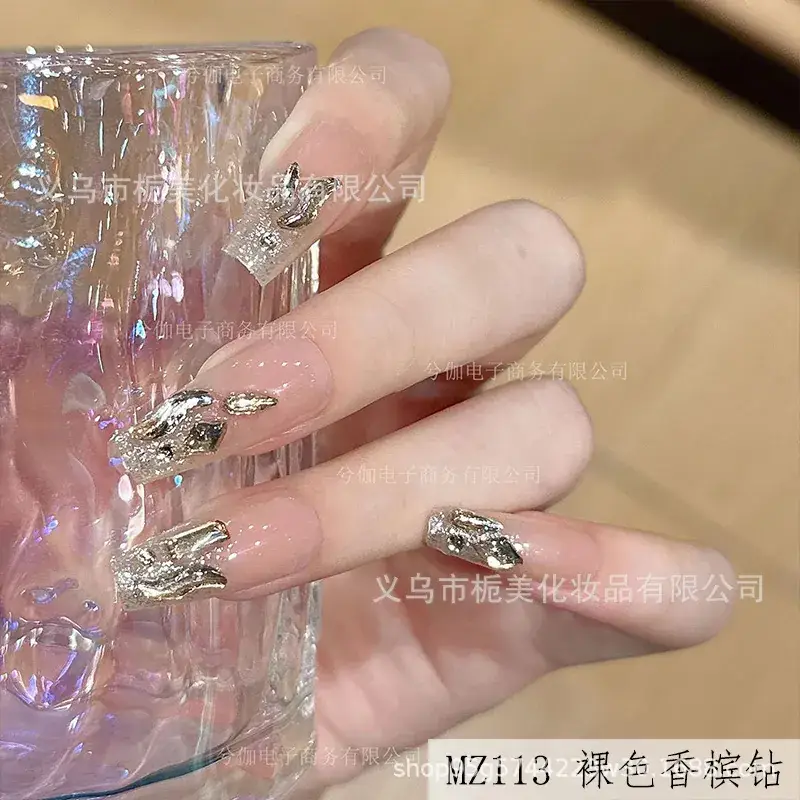 2025 Bow Nail Stickers Whitening Wearable Nail Art — feature 14