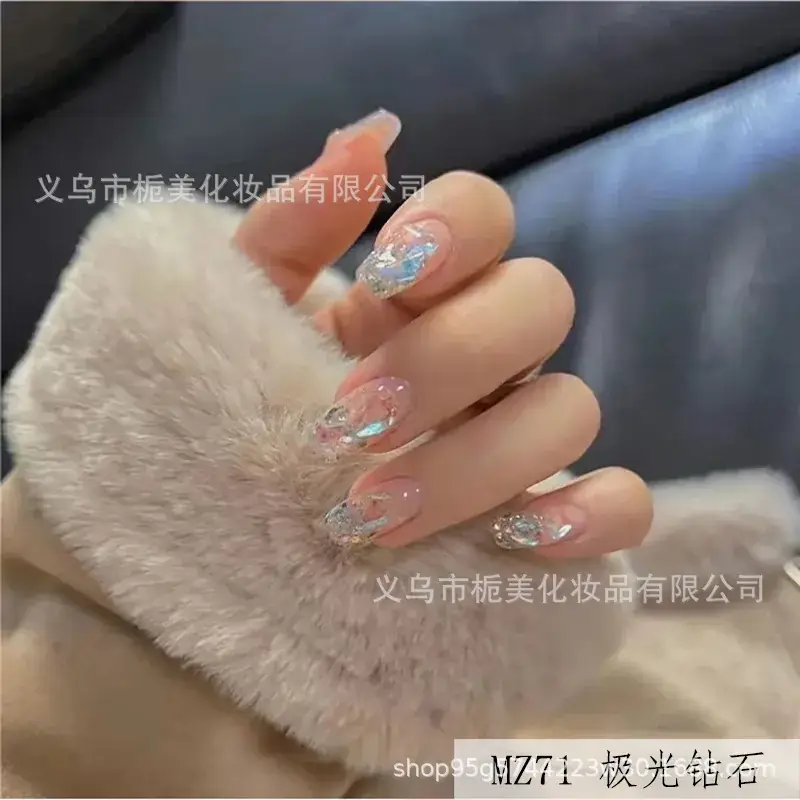 2025 Bow Nail Stickers Whitening Wearable Nail Art