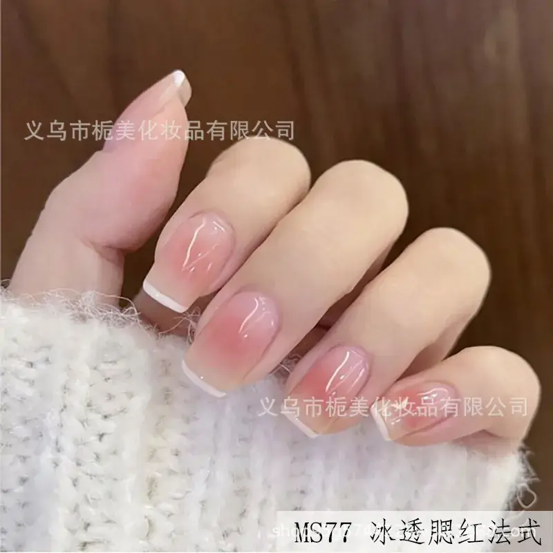 2025 Bow Nail Stickers Whitening Wearable Nail Art