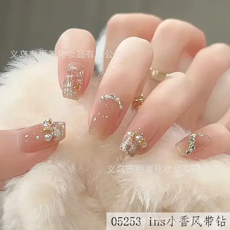 2025 Bow Nail Stickers Whitening Wearable Nail Art
