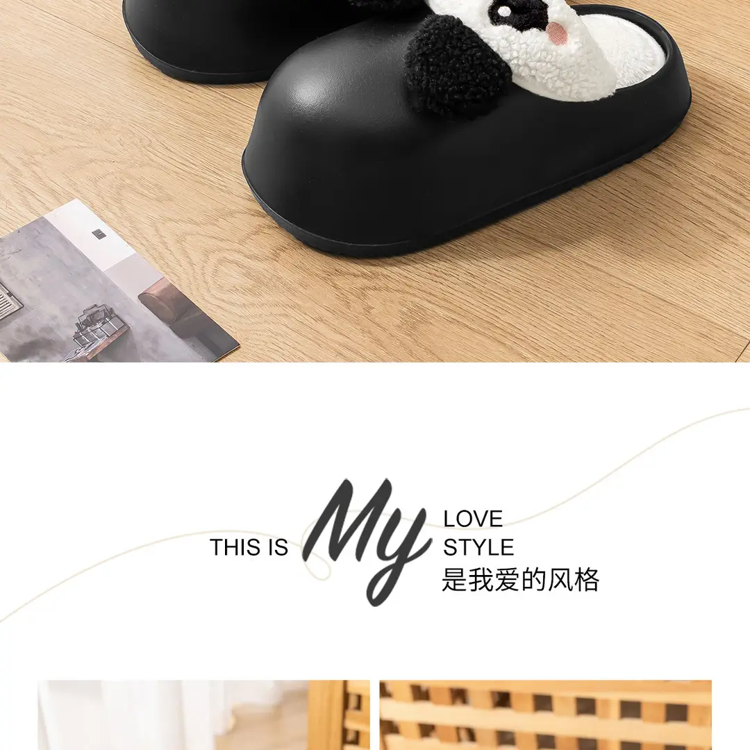 Fleece-Lined Cotton Slippers for Women, Autumn and Winter 2026 New Model, Thick-Soled, Detachable and Washable, Cute Rabbit Cotton Slippers for Winter — feature 22