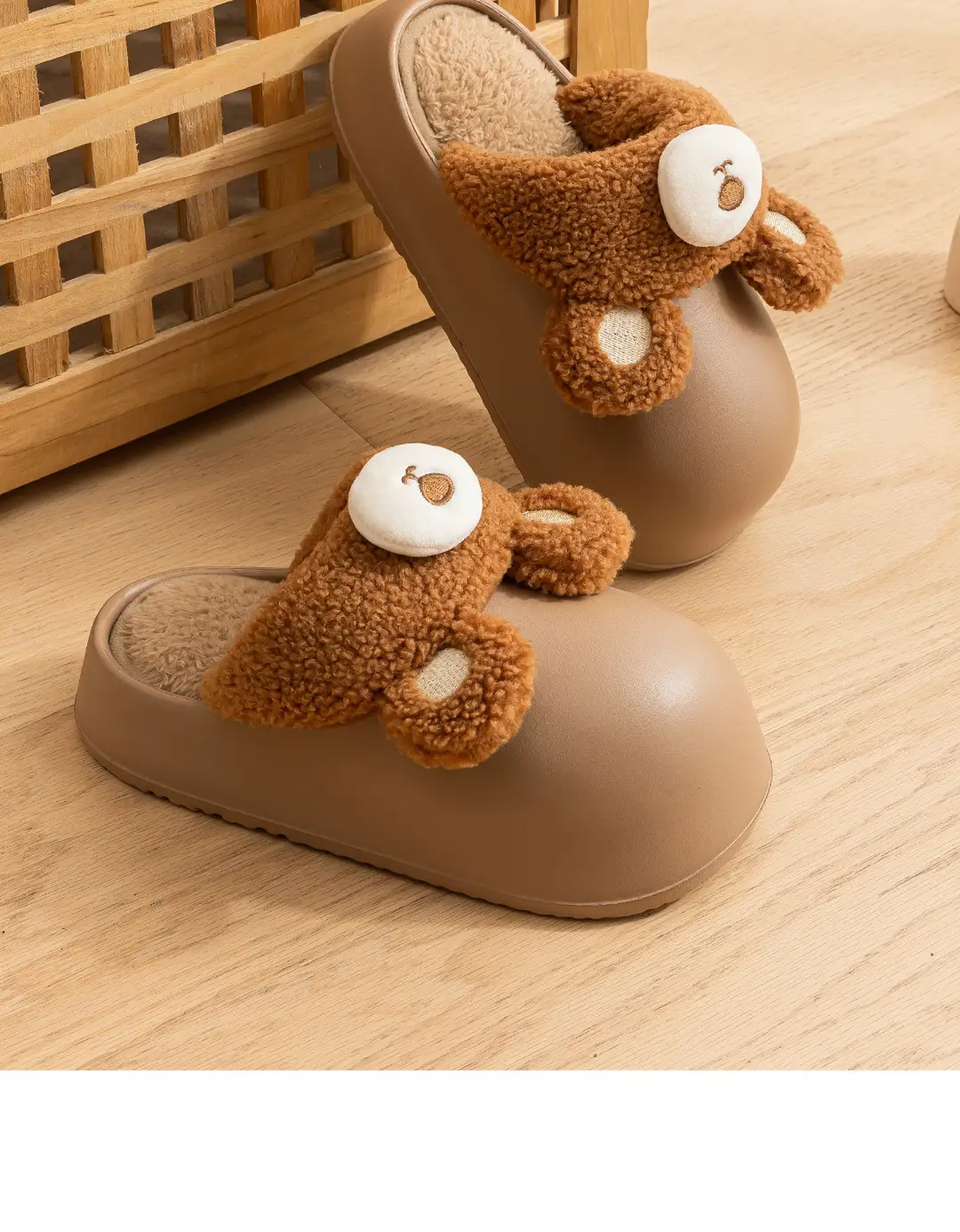 Fleece-Lined Cotton Slippers for Women, Autumn and Winter 2026 New Model, Thick-Soled, Detachable and Washable, Cute Rabbit Cotton Slippers for Winter — feature 24