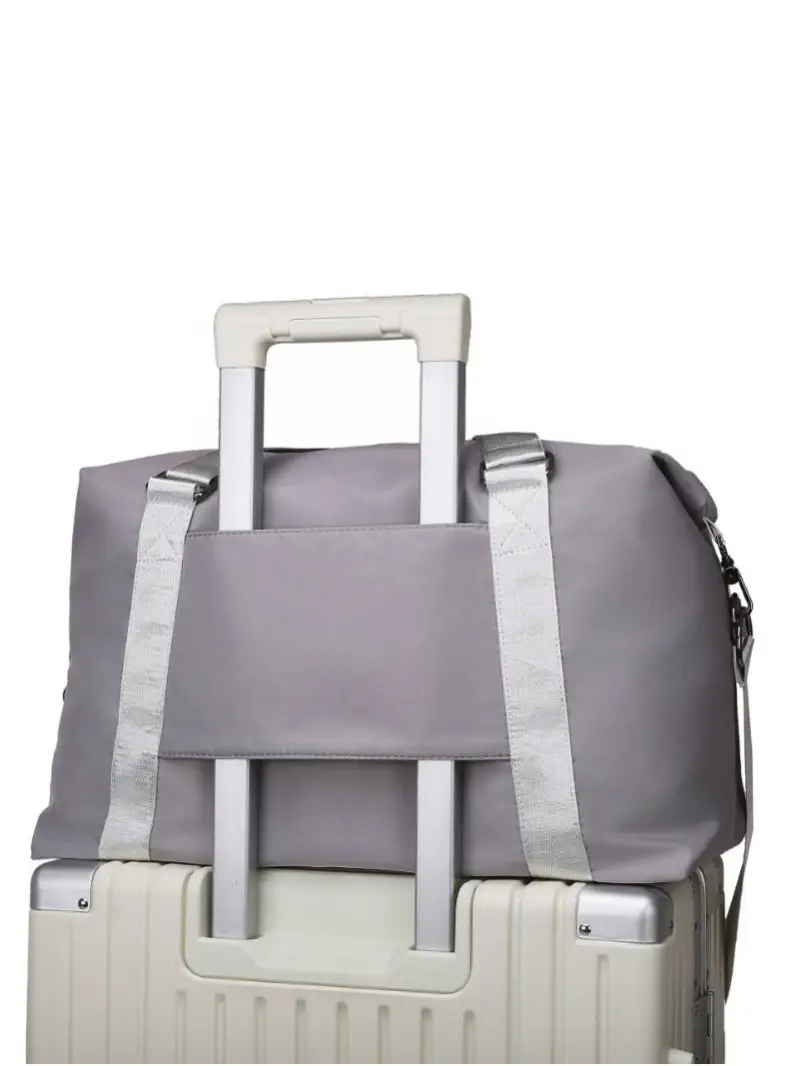 Pink Travel Fitness Bag with 3 Pockets - Image 8