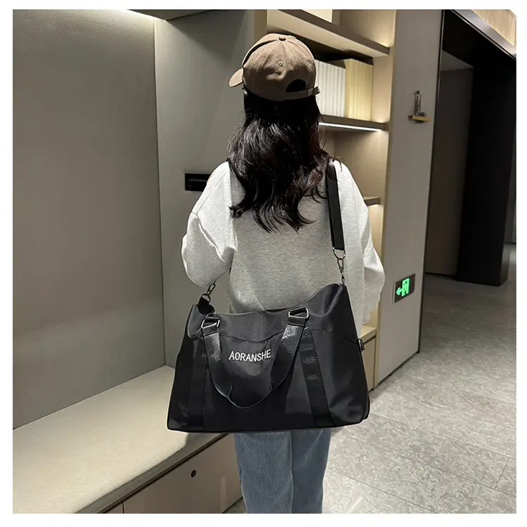 Pink Travel Fitness Bag with 3 Pockets — feature 18