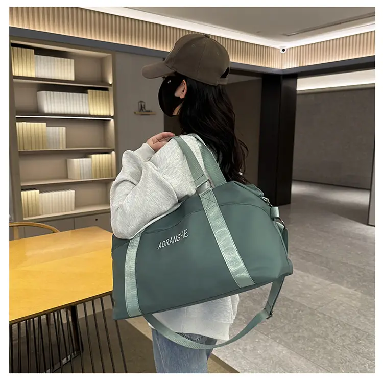 Pink Travel Fitness Bag with 3 Pockets — feature 20