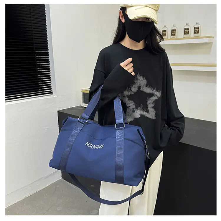 Pink Travel Fitness Bag with 3 Pockets — feature 29