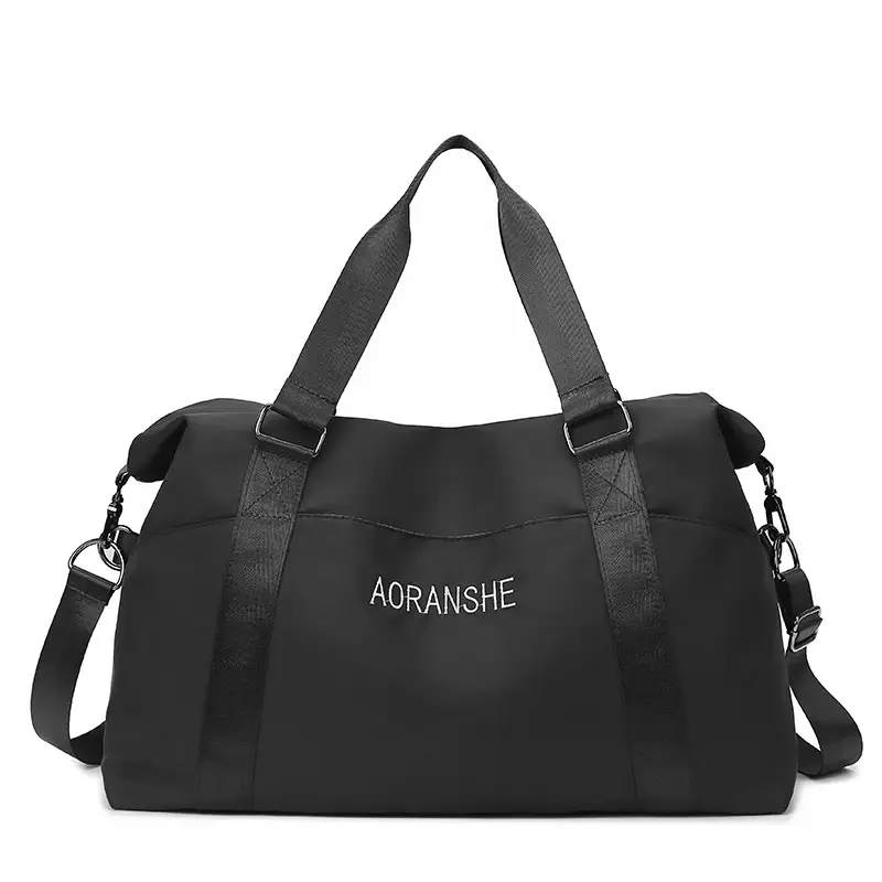 Pink Travel Fitness Bag with 3 Pockets - Image 2