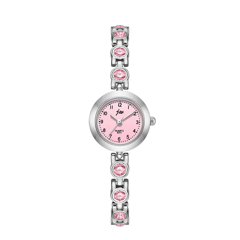 Women's Elegant Crystal Bracelet Watch with Quartz Movement
