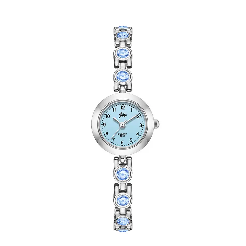 Women's Elegant Crystal Bracelet Watch with Quartz Movement