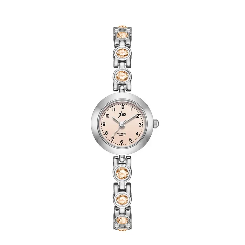 Women's Elegant Crystal Bracelet Watch with Quartz Movement