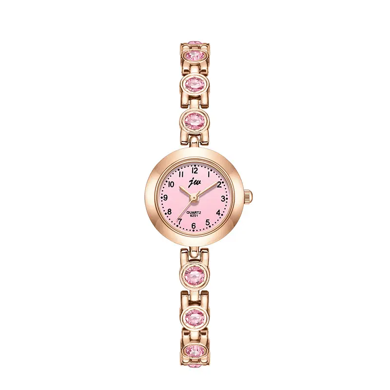 Women's Elegant Crystal Bracelet Watch with Quartz Movement