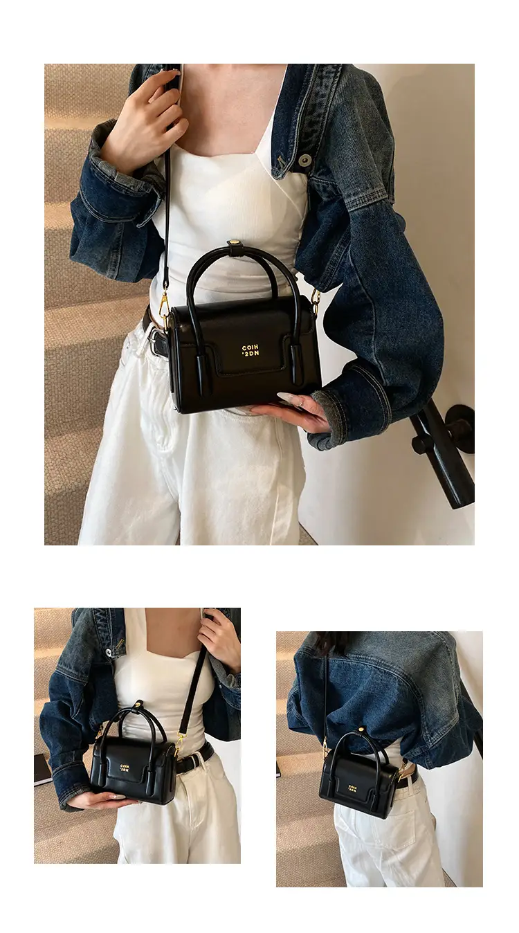 Women's 2024 Autumn White Square Handbag with One Shoulder Crossbody — feature 12