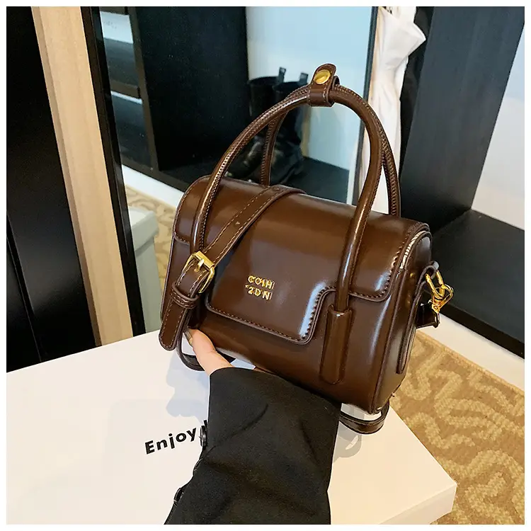 Women's 2024 Autumn White Square Handbag with One Shoulder Crossbody — feature 16