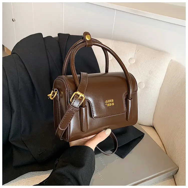 Women's 2024 Autumn White Square Handbag with One Shoulder Crossbody — feature 17