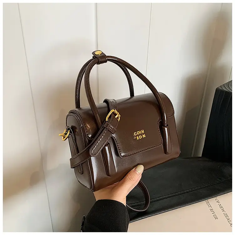 Women's 2024 Autumn White Square Handbag with One Shoulder Crossbody — feature 18