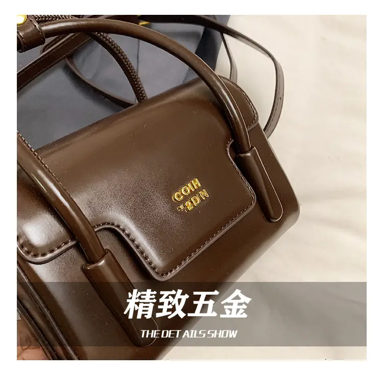 Women's 2024 Autumn White Square Handbag with One Shoulder Crossbody — feature 4